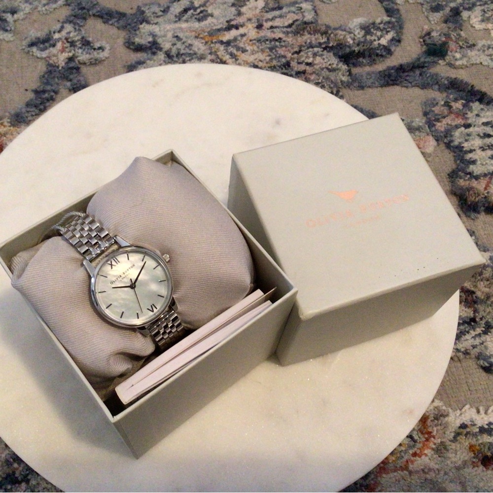 NWT Olivia Burton Silver Women's Watch